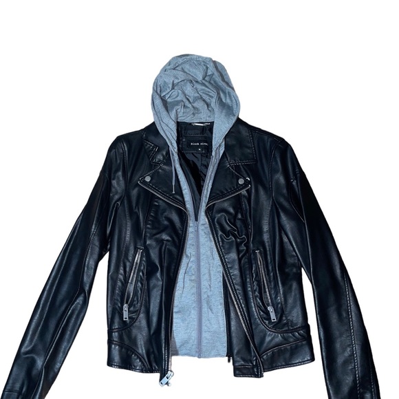 Black Rivet Jackets & Coats Black Leather Jacket With Jacket